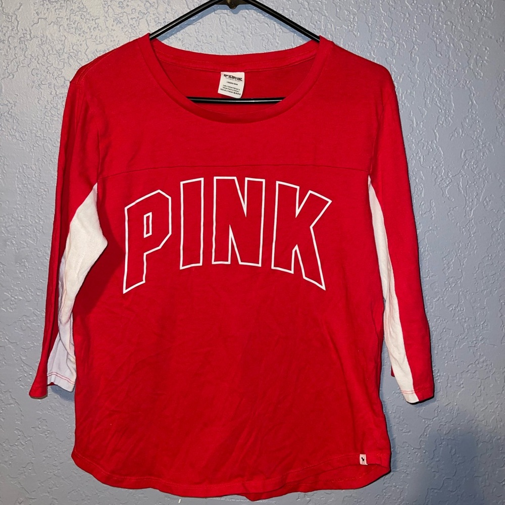PINK 3/4 sleeve shirt